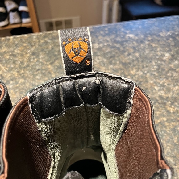 Ariat Heritage zip up Breeze paddock equestrian Black Leather Women's 10 D Boots - Picture 8 of 9